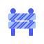 road, block 