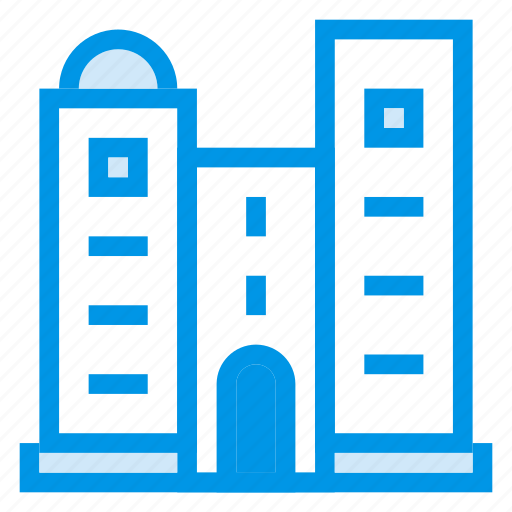 Apartment, architecture, building, commercial, estate, property, town icon - Download on Iconfinder