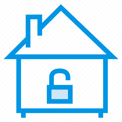 Architecture, building, commercial, house, lock, property, town icon - Download on Iconfinder
