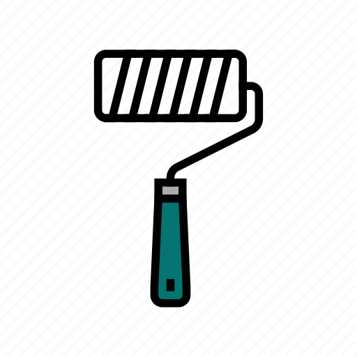 Roller, tool, repair, building, hammer, drill icon - Download on Iconfinder