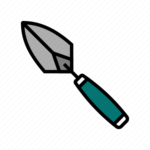 Trowel, tool, repair, building, hammer, drill icon - Download on Iconfinder