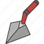 trowel, pointing, cement, spatula, tools 