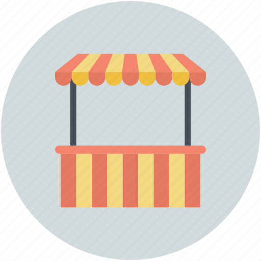 Booth, food stall, food stand, kiosk, market stand icon - Download on Iconfinder