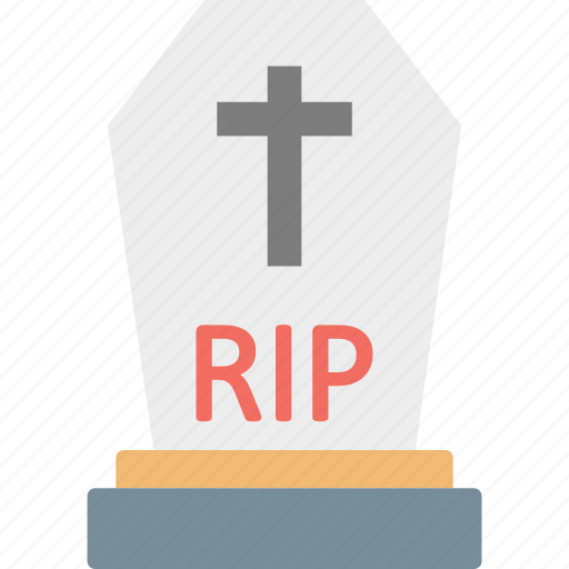 Gravestone, holy cross, grave, graveyard, tombstone icon - Download on Iconfinder