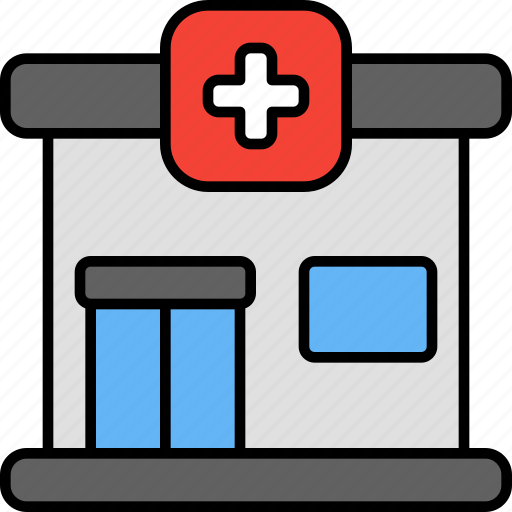 Clinic, building, healthcare, medical, clinical, hospital, health icon - Download on Iconfinder