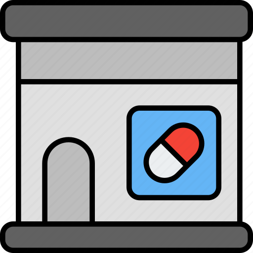 Pharmacy, building, medicine, medical, drug, pills, health icon - Download on Iconfinder