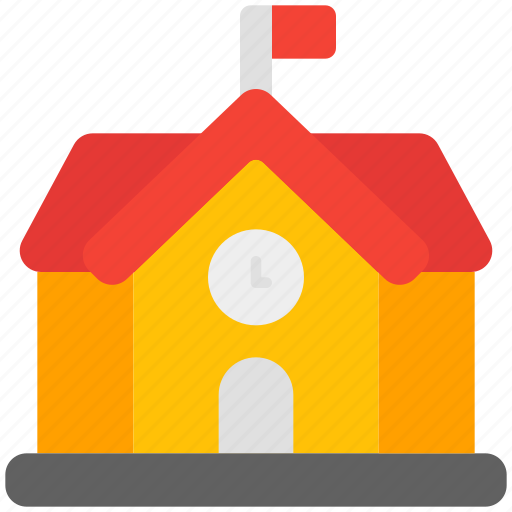 School, building, campus, high, education, college, architecture icon - Download on Iconfinder