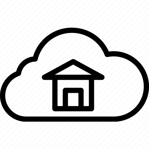 Cloud, home, house icon - Download on Iconfinder