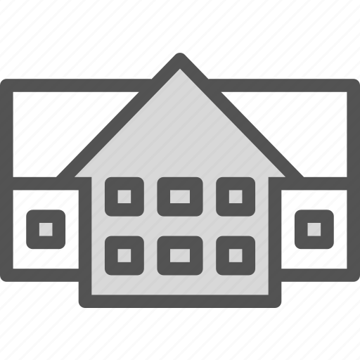 Duplex, homes, house, live icon - Download on Iconfinder