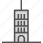 antena, buildings, signal, tower 