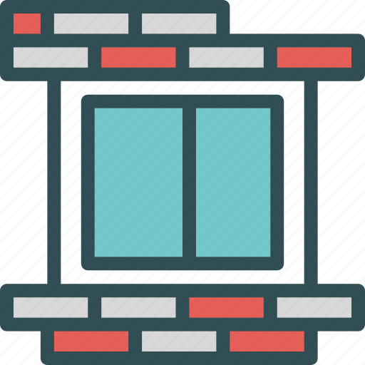 Brick, condo, wall, window icon - Download on Iconfinder