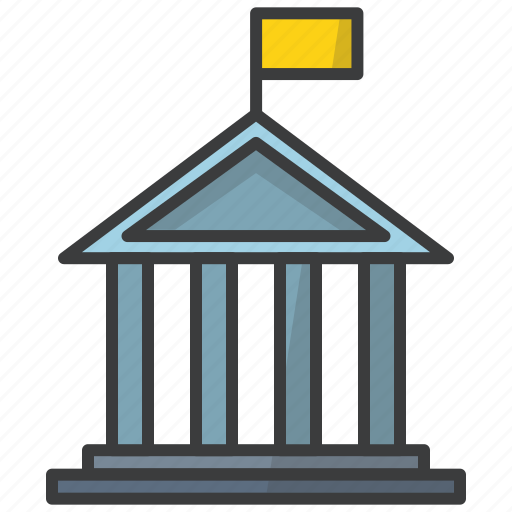 Bank, building, college, government, institution, museum, office icon - Download on Iconfinder