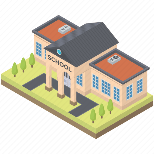 Arcade, building, condominium, school, school infrastructure, university icon - Download on Iconfinder
