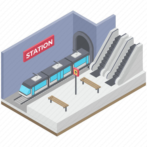 Subway station, subway train, train station, transport, travel express train icon - Download on Iconfinder