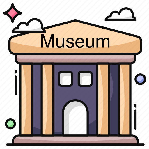 Museum, library, column building, architecture, structure icon - Download on Iconfinder