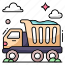 dump truck, dumper, transport, automobile, automotive