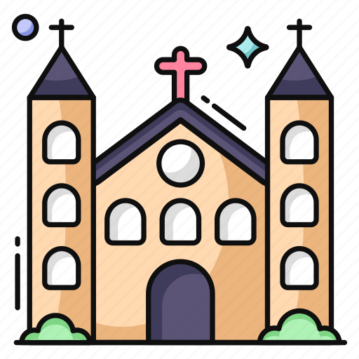 Religious building, church, cathedral, chapel, worship structure icon - Download on Iconfinder