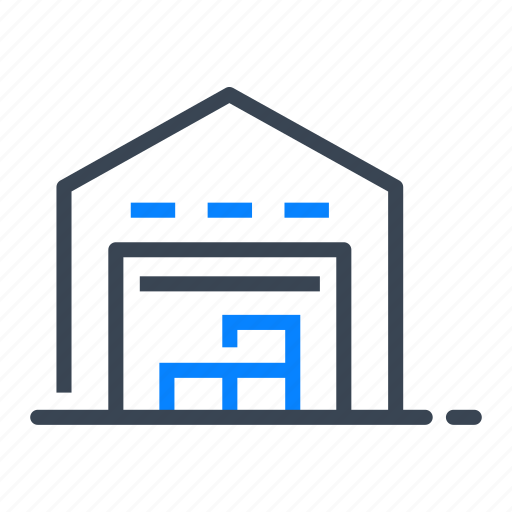 Warehouse, cardboard, boxes, storage icon - Download on Iconfinder