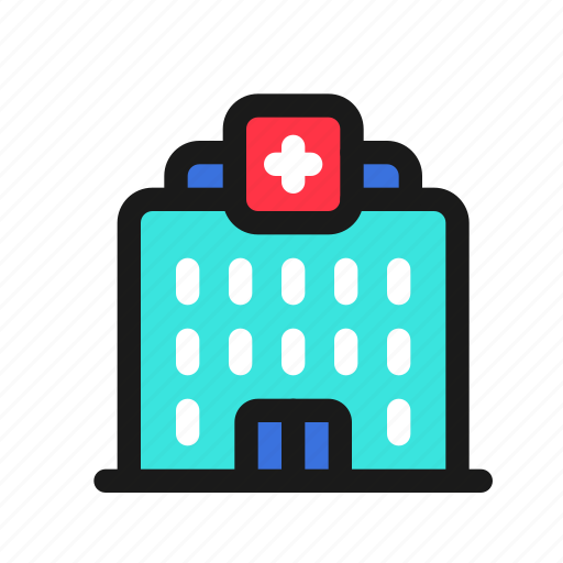Hospital, clinic, pharmacy, healthcare, medical, building, emergency icon - Download on Iconfinder
