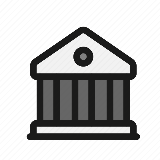 Library, museum, bank, courthouse, community, hall, building icon - Download on Iconfinder
