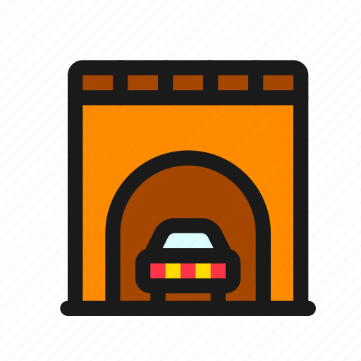 Tunnel, arch, road, street, bridge, highway, underground icon - Download on Iconfinder