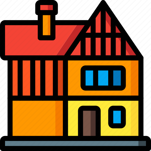 Architecture, building, buildings, home, house, tudor icon - Download on Iconfinder