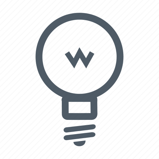 Bulb, electric, electricity, energy, lamp, light, power icon - Download on Iconfinder