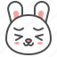 animal, avatar, bunny, emoji, rabbit, wink 
