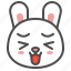 animal, avatar, bunny, emoji, rabbit, wink 