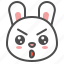 animal, avatar, bunny, emoji, rabbit 