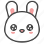 animal, avatar, bunny, emoji, pity, rabbit 