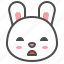 animal, avatar, bored, bunny, emoji, rabbit 