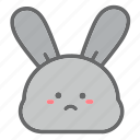 animal, bunny, easter, egg, emoji, face, rabbit