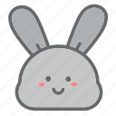 animal, bunny, easter, egg, emoji, face, rabbit
