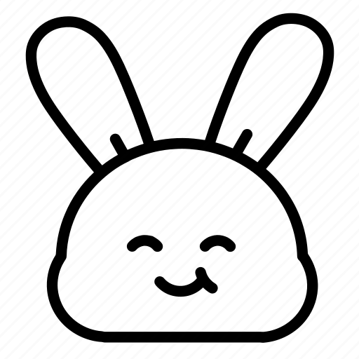 Animal, bunny, easter, egg, emoji, face, rabbit icon - Download on Iconfinder