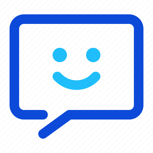 Happy, message, reaction icon - Download on Iconfinder