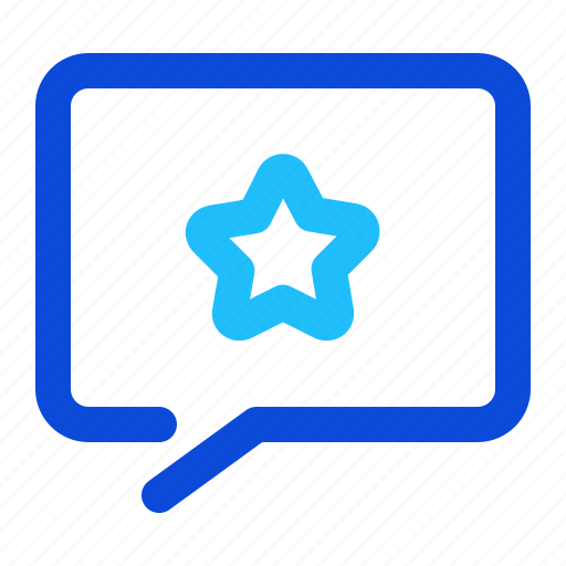 Comment, message, star icon - Download on Iconfinder