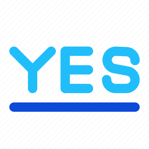 Yes icon - Download on Iconfinder on Iconfinder