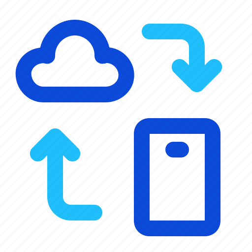 Cloud, sync, mobile icon - Download on Iconfinder