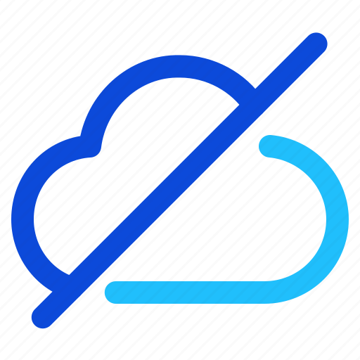 Cloud, unavailable, offline icon - Download on Iconfinder