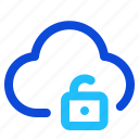 cloud, security, lock
