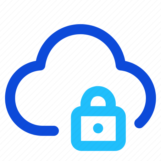 Cloud, server, lock icon - Download on Iconfinder