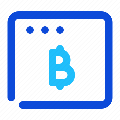 Browser, online, processing, bitcoin icon - Download on Iconfinder