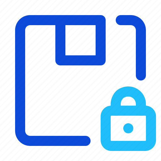 Package, secure, padlock, box, lock icon - Download on Iconfinder