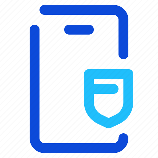 Mobile, shield, protection icon - Download on Iconfinder