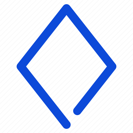 Rhomb, rhombus, shape icon - Download on Iconfinder