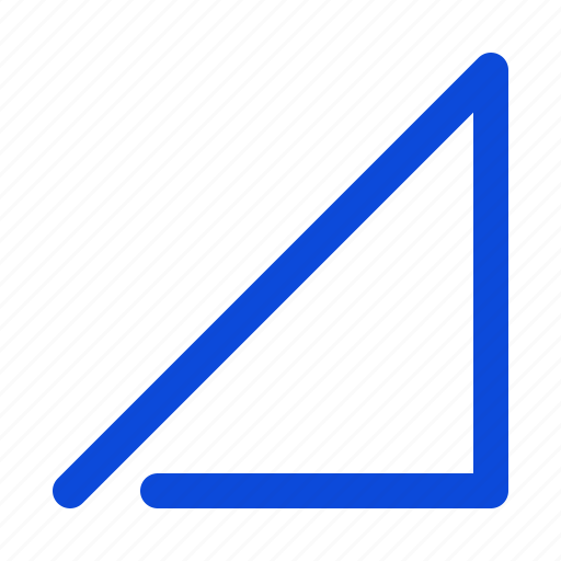 Triangle, incline icon - Download on Iconfinder
