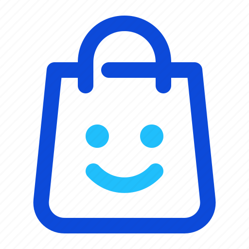 Shopping, bag, happy, paper, shop icon - Download on Iconfinder