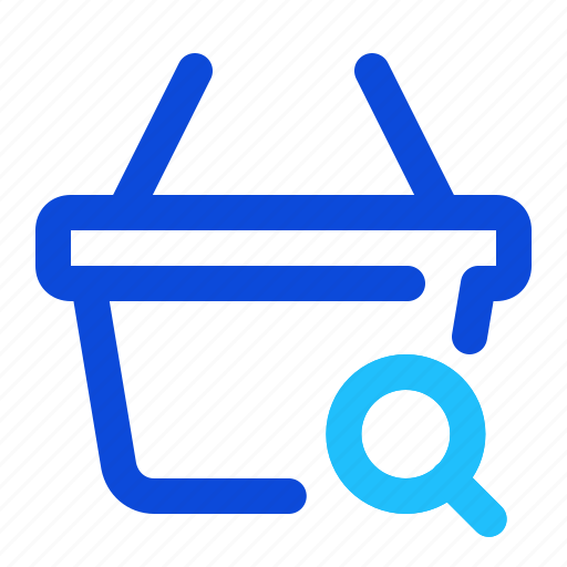 Basket, shopping, search, product, shop icon - Download on Iconfinder