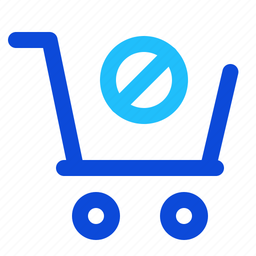 Shopping, cart, deny, cancel, fail icon - Download on Iconfinder